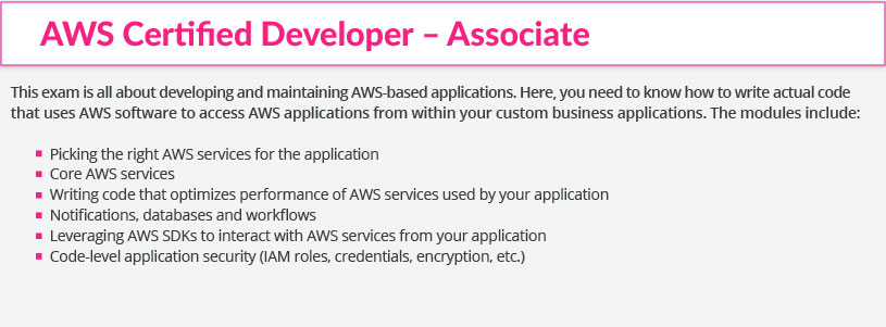 AWS developer